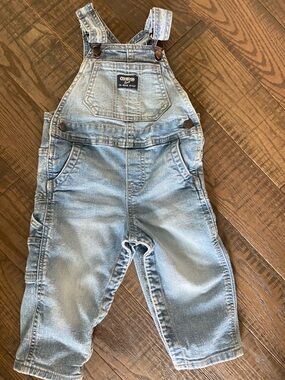 OshKosh B’gosh denim overalls 18M